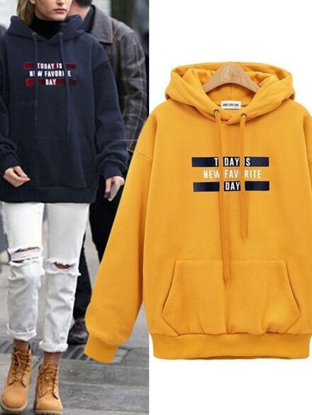 104b6ba4 b0dc 49bd afdc ad03bc0a3704-Urban Chic: European and American Letter Printing Hooded Loose Pullover for WomenWomlike 💞 Elevating Women's Fashion #1 ! - Low Price High Quality