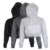 6281069724096C69D503A077CFFDAACF.jpg-Autumn Chic: Women's Solid Crop Hoodie, Long Sleeve Jumper Hooded Pullover Coat, Casual Sweatshirt Top SudaderasWomlike 💞 Elevating Women's Fashion #1 ! - Low Price High Quality