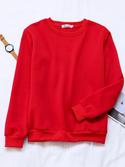 6a04ee41 2cfb 4690 8c8d dbfdc9c11140-Korean Fashion Delight: Wholesale Women's Pure Color Plus Velvet Sweater for AutumnWomlike 💞 Elevating Women's Fashion #1 ! - Low Price High Quality