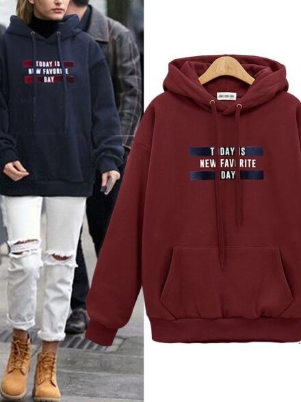 a3342f3d 9a83 447c 8c49 e62cf73f8f3b-Urban Chic: European and American Letter Printing Hooded Loose Pullover for WomenWomlike 💞 Elevating Women's Fashion #1 ! - Low Price High Quality