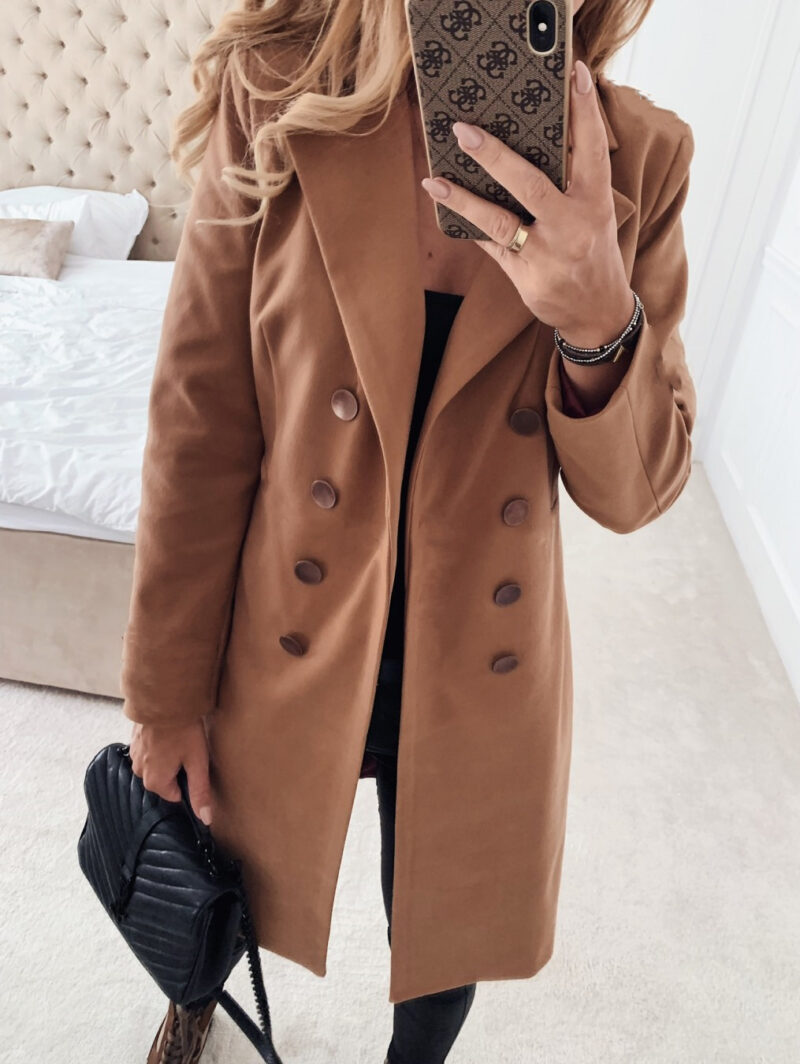 a73c7c28 37fe 4b5b b14c 574808d12be1-Chic Simplicity: Women's Double-Breasted Mid-length Woolen Top Coat for Autumn and WinterWomlike 💞 Elevating Women's Fashion #1 ! - Low Price High Quality